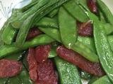 （异国风情）荷兰豆炒腊肠