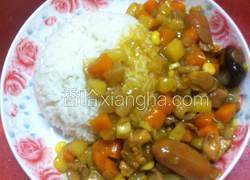 咖喱鸡肉盖饭