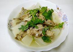 白萝卜羊排汤