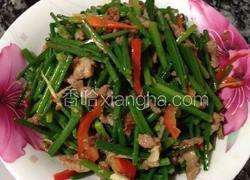 韭菜花肉丝