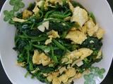胡油菠菜炒蛋
