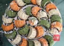 彩色饺子的做法图解4