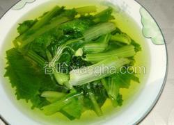 清水煮小白菜