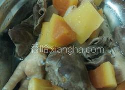 鸡爪鸡心煲木瓜
