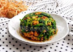核桃仁拌菠菜