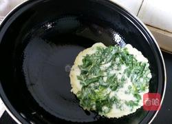 芹菜叶鸡蛋饼的做法图解7