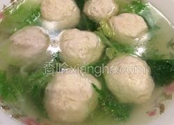 白菜豆腐圆子汤