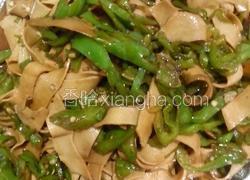 尖椒炒豆付皮