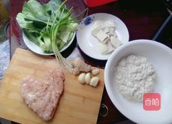 豆腐鸡肉丸的做法图解3
