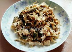 蒜蓉菜干肉片