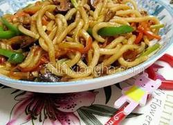 什锦炒乌冬面