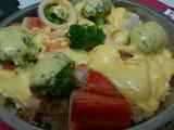 芝士海鲜焗饭