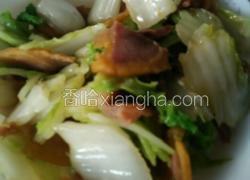 腊肉炒白菜