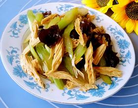 素炒腐竹芹菜[图]