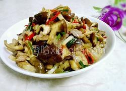 冬菇炒五花肉