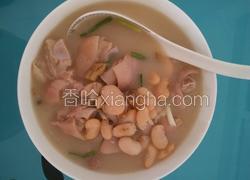 猪蹄炖白云豆