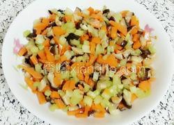 芹菜胡萝卜香菇丁