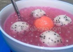 火龙果西米露