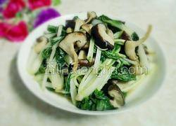 冬菇炒小白菜