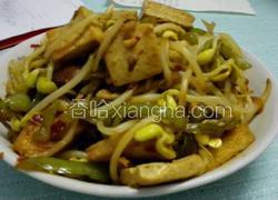 豆芽炒豆腐