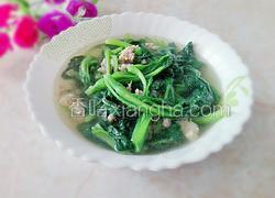 肉末青菜汤