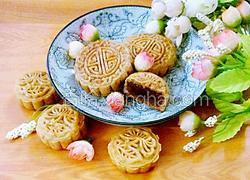 红豆沙馅广式月饼