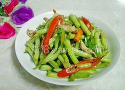 辣椒瘦肉炒豆角