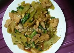 香莴笋炒肉片