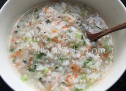 香菇油菜瘦肉粥
