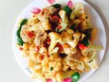 剁椒花菜肉片