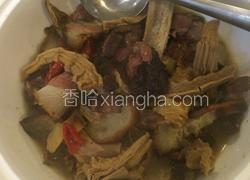 腊肉焖竹笋干