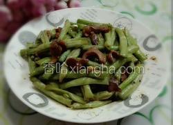 豆角炒鸡胗