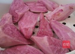 紫薯饼的做法图解1