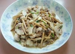 茶树菇炒肉