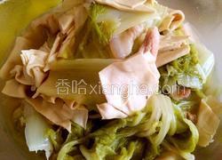 五花肉白菜炖干豆腐