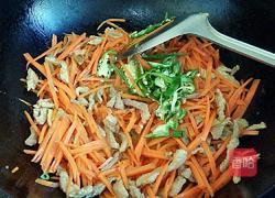 胡萝卜炒肉丝的做法图解7