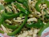 鸡丝炒青椒