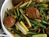 芹菜豆角小炒肉