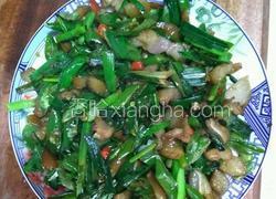 辣椒大蒜炒猪耳