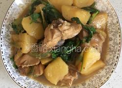 鸡腿炖土豆