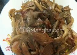 平菇炒肉片