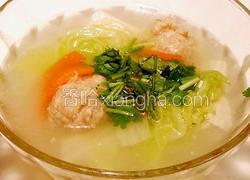 白菜豆腐汆丸子