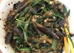烧茄子和烧辣椒凉拌
