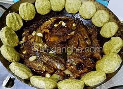 大铁锅贴饼子熬小鱼