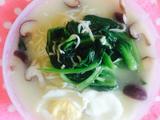 青菜鸡蛋面