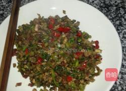 萝卜根炒肉末的做法图解6