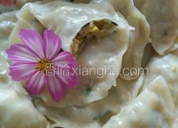鸡蛋粉丝素饺子