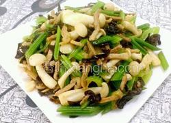 芹菜 白玉菇
