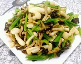 芹菜 白玉菇[图]