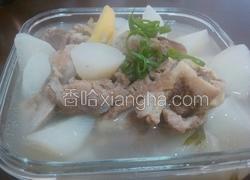 白萝卜大骨汤